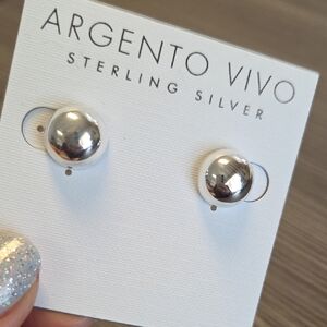 Argento Vivo Sterling Silver Stud Earrings